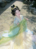 Summer Hanfu Dress | Tang Dynasty Embroidered Fairy Cosplay | Lightweight Set
