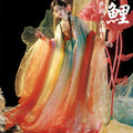 Koi Dragon Girl Hanfu Dress | Tang Dynasty Big Sleeve Embroidery | Mythical Fairy Cosplay Set
