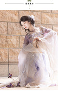 Tang Dynasty Hanfu Dress | Chest-Length Skirt | Floral Fairy Cosplay Set