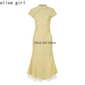 Chinese Style Dress Qipao Traditional Clothing Retro Young Improved Short Sleeve Cheongsam Dress Slim for Women Clothes Wedding