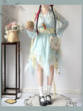 Olivegirl Hanfu Dress Fairy Elegant Sweet Original Xianxia Daily Ancient Style Set Summer Traditional Chinese Clothing