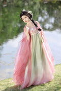 Olivegirl Hanfu Dress Embroidered Flowers High-end Elegant Women's Tang Daily Spring Summer Super Fairy Cosplay Women's Clothing