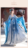 Olivegirl Hanfu Dress Embroidered Chest Length Immortal Qi Hezi Pleated Skirt Tang Style Hanfu Women's Summer Cosplay