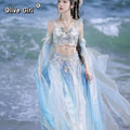 Olivegirl Original Exotic Embroidery Dance Costume Mermaid Princess Hanfu 2026 Goddess Summer Cosplay Costumes Sets Clothing