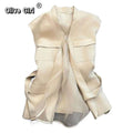Olivegirl Ladies' Versatile Top for Spring and Summer Vest High-end Light Luxury Super Beautiful Hot Sell All-match Tops