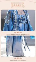 Olivegirl Hanfu Dress Embroidered Chest Length Immortal Qi Hezi Pleated Skirt Tang Style Hanfu Women's Summer Cosplay