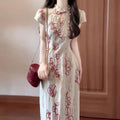 Olivegirl 2026 Summer Dress Chinese Retro Embroidered Cheongsams Improved Qipao Temperament One-piece Stunning Dress
