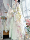 Olivegirl Hanfu Dress Original Tang Embroidery Hanfu Female Spring Fairy Air Drifting Cosplay Women's Clothes