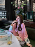 Pink Jacket Jacquard Satin Short Coat Women's Clothing 2026 Spring Autumn Elegant High-end Women's Top