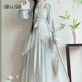 Olivegirl Original Hanfu Dress High-end Female Fairy Film TV Fairy Elegant Embroidery Daily Spring and Autumn Outfit Cosplay