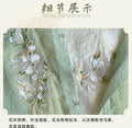 Improved Hanfu Shorts Set | Embroidered Floral Shirt & Suspender | Modern Chinese Summer Outfit
