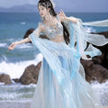 Olivegirl Original Exotic Embroidery Dance Costume Mermaid Princess Hanfu 2026 Goddess Summer Cosplay Costumes Sets Clothing