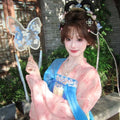 Olivegirl Hanfu Dress Tang Style Spring Summer Embroidery Ethereal Daily Wear Women's Clothing Outfit Cosplay