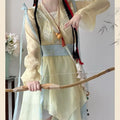 Olivegirl Hanfu Dress Fairy Elegant Sweet Original Xianxia Daily Ancient Style Set Summer Traditional Chinese Clothing