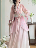 Olivegirl Original Hanfu Dress High-end Female Fairy Film TV Fairy Elegant Embroidery Daily Spring and Autumn Outfit Cosplay
