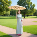 Olivegirl Aodai Vietnamese Traditionally Dress Long Qipao Two-piece Wide-leg Pants Cheongsam Aodai Dress Women's Clothing