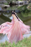 Olivegirl Hanfu Dress Embroidered Flowers High-end Elegant Women's Tang Daily Spring Summer Super Fairy Cosplay Women's Clothing