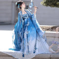 Olivegirl Hanfu Dress Embroidered Chest Length Immortal Qi Hezi Pleated Skirt Tang Style Hanfu Women's Summer Cosplay