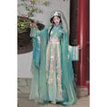 Warring States Hanfu Robe | Heavy Embroidery Cosplay Costume | Halloween & Carnival