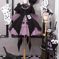 Women Sweet Dress Japanese Lolita Style Contrast Color Robe Femme High Waist Cute Bow Summer Dresses 2026 Vestidos De Mujer