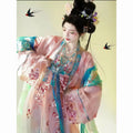 Olivegirl High-end Graduated Embroidered Tang Dynasty Style Hanfu Dress for Women Summer Fairy Costume Cosplay