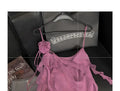 Summer New Irregular Design Top 3D Flower Ruffle Edge Camisole Vest Feminine Fairy Hotsweet Y2k Crop Top Womens Clothing