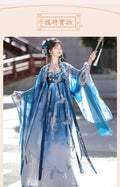 Olivegirl Hanfu Dress Embroidered Chest Length Immortal Qi Hezi Pleated Skirt Tang Style Hanfu Women's Summer Cosplay