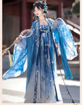 Olivegirl Hanfu Dress Embroidered Chest Length Immortal Qi Hezi Pleated Skirt Tang Style Hanfu Women's Summer Cosplay