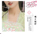 Olivegirl Hanfu Dress Women Chinese Ancient Traditional Hanfu Carnival Cosplay Costume Summer Hanfu Pink Purple Greren Dres
