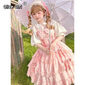 Olivegirl Harajuku Lolita Gothic Halter Dresses JSK Sexy Off Shoulder Long Sleeve Vestidos Mujer 2026 Slim Waist Bow Dress