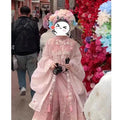 Pink Horse Face Skirt | Embroidered Hanfu Set | Ma Mian Skirt Spring Summer 2026