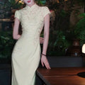 Olivegirl 2026 Chinese Gentle Embroidered Dress Women's Summer Qipao Cheongsams Elegant Beautiful Temperament Improved Dress