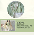 Improved Hanfu Shorts Set | Embroidered Floral Shirt & Suspender | Modern Chinese Summer Outfit
