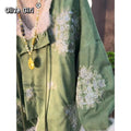 Thick Velvet Jacket Coat Cotton-padded Embroidered Green 2026 Winter Vintage Temperament High-end Exquisite Chinese Style