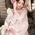 Pink Horse Face Skirt | Embroidered Hanfu Set | Ma Mian Skirt Spring Summer 2026
