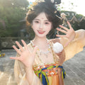 Olivegirl Hanfu Dress Original Han Tang Embroidery Chest length Skirt Set Chinese Hanfu Women's Clothing Spring Summer