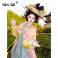 Olivegirl Hanfu Dress Embroidered Flower High-end Fairy Goddess Dress Set Cosplay