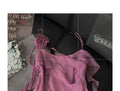 Summer New Irregular Design Top 3D Flower Ruffle Edge Camisole Vest Feminine Fairy Hotsweet Y2k Crop Top Womens Clothing