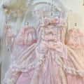 New Girls Birthday Lolita Dress 2026 Spring Summer Women's Tube Top Satin Bowknot Slim Pettiskirt Short Mini Party Dress