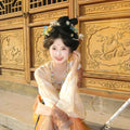 Olivegirl Hanfu Dress Original Han Tang Embroidery Chest length Skirt Set Chinese Hanfu Women's Clothing Spring Summer