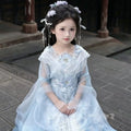 Olivegirl Children's Hanfu Dress Flower Embroidery High End Embroidery Hanfu Fairy Style Set Summer 2026 Cosplay