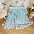 Olivegirl Hanfu Dress Embroidered Strap Skirt Short Sleeve Puff Skirt Lace Flower Chinese Sweet Women's Clothing Cosplay