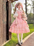 Olivegirl Harajuku Lolita Gothic Halter Dresses JSK Sexy Off Shoulder Long Sleeve Vestidos Mujer 2026 Slim Waist Bow Dress
