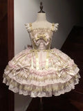Olivegirl Japanese Kawaii Lolita Jsk Dress Women Sweet Y2k Bow Lace Ruffles Princess Dress Ballet Girls CuteParty Mini Dresses