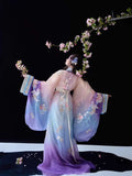 Warring States Hanfu Robe | Heavy Embroidery Cosplay Costume | Halloween & Carnival