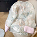 Exquisite Elegant Shirt Embroidered Tassel Buckle Women's Clothing 2025 Summer High-end Temperament Thin Cardigan Top Jacket
