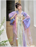 Olivegirl Exquisite Hanfu Dress Fairy Chest Length Green Dress Tang Embroidery Flower Women's Set Cosplay