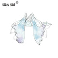 Olivegirl High End Flower Embroidery Blue Fairy Women's Clothing Hanfu Dress Fairy Style Set Spring and Autumn 2026 Cosplay