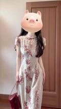 Olivegirl 2026 Summer Dress Chinese Retro Embroidered Cheongsams Improved Qipao Temperament One-piece Stunning Dress