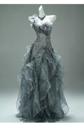 Olivegirl High End Dress 2026 New Lace One Shoulder Elegant Dress Fish Tail Wrapped Buttocks Art Examination Birthday Dress